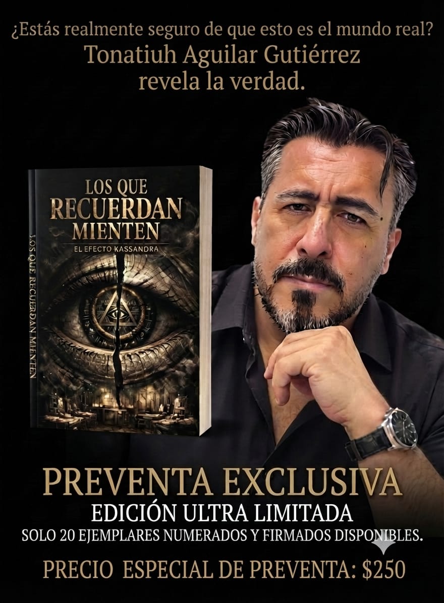 Portada de «Los que recuerdan mienten: El efecto Kassandra» junto a su autor.